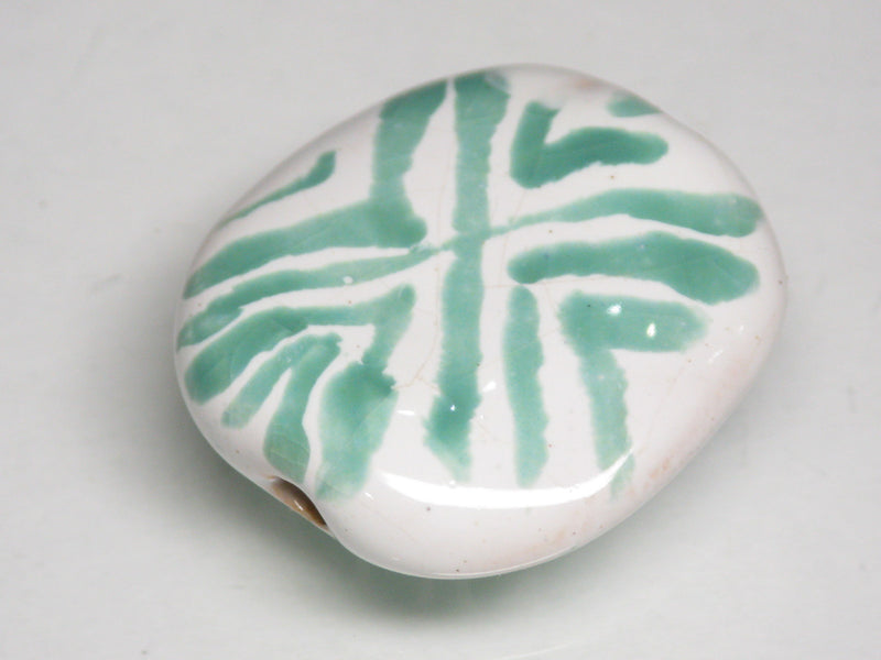 TOKO-BEADS KZ014-55 Kenyan ceramic bead 21~23mm KZ014-55 ケニアセラミックビーズ 21~23mmKazuri カズリビーズ Asian bead & African bead  Handmade,Lampeork,bead,asia,india,ethnic,parts,accessory,beads とんぼ玉,ビーズ,トンボ玉,アジア,インド,エスニック,手作り,パーツ,アクセサリー