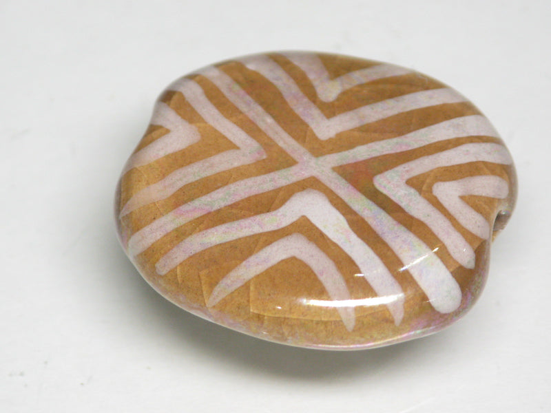 TOKO-BEADS KZ014-57 Kenyan ceramic bead 21~23mm KZ014-57 ケニアセラミックビーズ 21~23mmKazuri カズリビーズ Asian bead & African bead  Handmade,Lampeork,bead,asia,india,ethnic,parts,accessory,beads とんぼ玉,ビーズ,トンボ玉,アジア,インド,エスニック,手作り,パーツ,アクセサリー