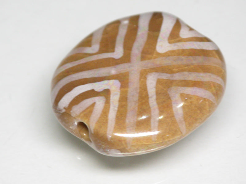 TOKO-BEADS KZ014-57 Kenyan ceramic bead 21~23mm KZ014-57 ケニアセラミックビーズ 21~23mmKazuri カズリビーズ Asian bead & African bead  Handmade,Lampeork,bead,asia,india,ethnic,parts,accessory,beads とんぼ玉,ビーズ,トンボ玉,アジア,インド,エスニック,手作り,パーツ,アクセサリー