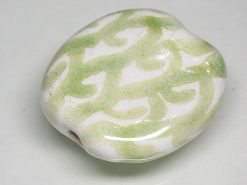 TOKO-BEADS KZ014-86 Kenyan ceramic bead 21~23mm KZ014-86 ケニアセラミックビーズ 21~23mmKazuri カズリビーズ Asian bead & African bead  Handmade,Lampeork,bead,asia,india,ethnic,parts,accessory,beads とんぼ玉,ビーズ,トンボ玉,アジア,インド,エスニック,手作り,パーツ,アクセサリー