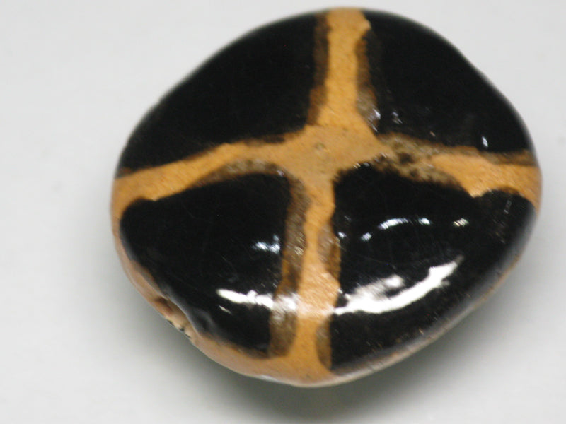 TOKO-BEADS KZ016-27 Kenyan ceramic bead 21~23mm KZ016-27 ケニアセラミックビーズ 21~23mmKazuri カズリビーズ Asian bead & African bead  Handmade,Lampeork,bead,asia,india,ethnic,parts,accessory,beads とんぼ玉,ビーズ,トンボ玉,アジア,インド,エスニック,手作り,パーツ,アクセサリー