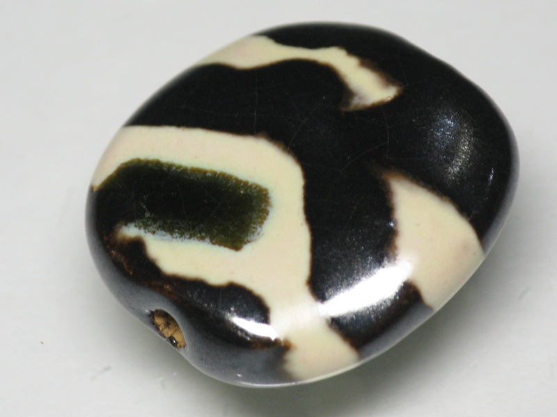TOKO-BEADS KZ016-76 Kenyan ceramic bead 21~23mm KZ016-76 ケニアセラミックビーズ 21~23mmKazuri カズリビーズ Asian bead & African bead  Handmade,Lampeork,bead,asia,india,ethnic,parts,accessory,beads とんぼ玉,ビーズ,トンボ玉,アジア,インド,エスニック,手作り,パーツ,アクセサリー