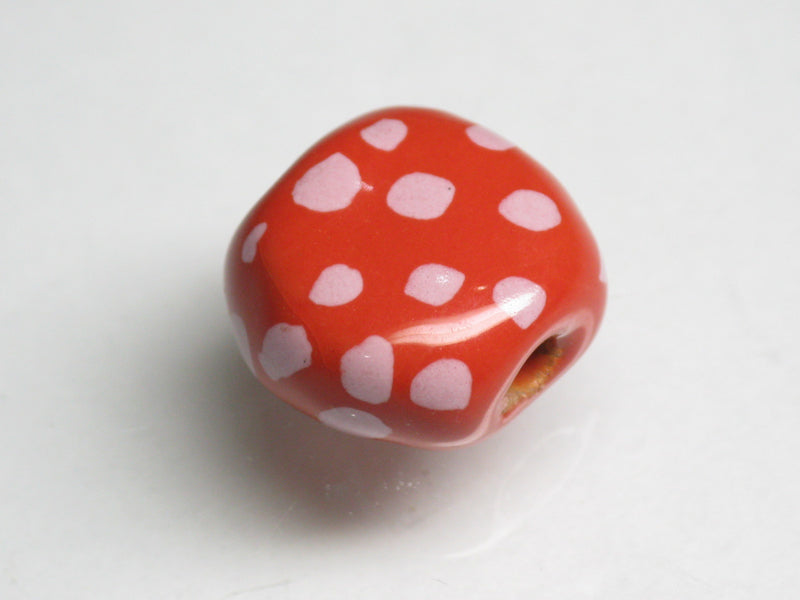 TOKO-BEADS KZ018-04 Kenyan ceramic bead 15mm KZ018-04 ケニアセラミックビーズ 15mmKazuri カズリビーズ Asian bead & African bead  Handmade,Lampeork,bead,asia,india,ethnic,parts,accessory,beads とんぼ玉,ビーズ,トンボ玉,アジア,インド,エスニック,手作り,パーツ,アクセサリー