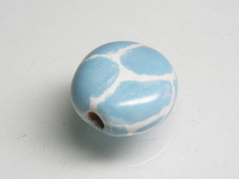TOKO-BEADS KZ018-15 Kenyan ceramic bead 15mm KZ018-15 ケニアセラミックビーズ 15mmKazuri カズリビーズ Asian bead & African bead  Handmade,Lampeork,bead,asia,india,ethnic,parts,accessory,beads とんぼ玉,ビーズ,トンボ玉,アジア,インド,エスニック,手作り,パーツ,アクセサリー