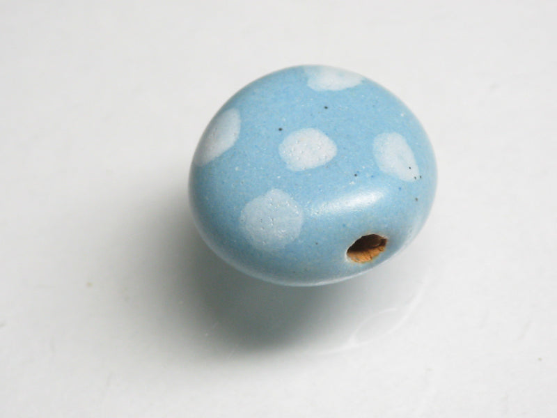 TOKO-BEADS KZ018-18 Kenyan ceramic bead 15mm KZ018-18 Kazuri ケニアセラミックビーズ 15mm Asian bead & African bead  Handmade,Lampeork,bead,asia,india,ethnic,parts,accessory,beads とんぼ玉,ビーズ,トンボ玉,アジア,インド,エスニック,手作り,パーツ,アクセサリー