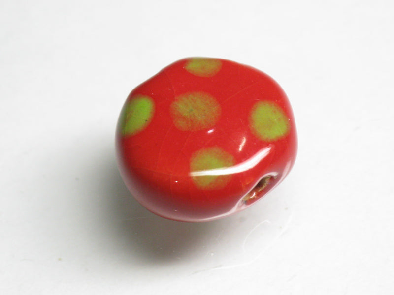 TOKO-BEADS KZ018-19 Kenyan ceramic bead 14~15mm KZ018-19 Kazuri ケニアセラミックビーズ 14~15mm Asian bead & African bead  Handmade,Lampeork,bead,asia,india,ethnic,parts,accessory,beads とんぼ玉,ビーズ,トンボ玉,アジア,インド,エスニック,手作り,パーツ,アクセサリー