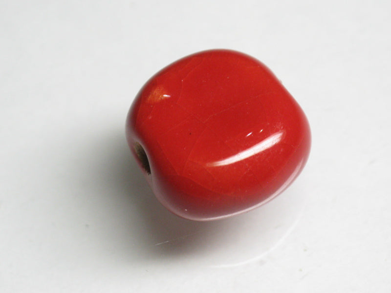 TOKO-BEADS KZ018-59 Kenyan ceramic bead 15.5mm KZ018-59 Kazuri ケニアセラミックビーズ 15.5mm Asian bead & African bead  Handmade,Lampeork,bead,asia,india,ethnic,parts,accessory,beads とんぼ玉,ビーズ,トンボ玉,アジア,インド,エスニック,手作り,パーツ,アクセサリー