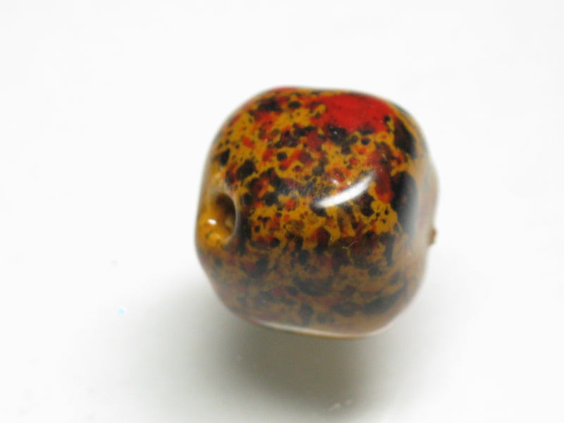 TOKO-BEADS KZ023-62 Kenyan ceramic bead 13~14mm KZ023-62 ケニアセラミックビーズ 13~14mm Asian bead & African bead  Handmade,Lampeork,bead,asia,india,ethnic,parts,accessory,beads とんぼ玉,ビーズ,トンボ玉,アジア,インド,エスニック,手作り,パーツ,アクセサリー