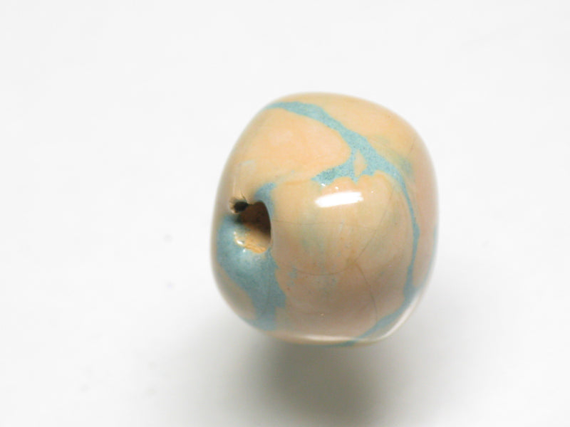 TOKO-BEADS KZ023-63 Kenyan ceramic bead 13~14mm KZ023-63 ケニアセラミックビーズ 13~14mm Asian bead & African bead  Handmade,Lampeork,bead,asia,india,ethnic,parts,accessory,beads とんぼ玉,ビーズ,トンボ玉,アジア,インド,エスニック,手作り,パーツ,アクセサリー