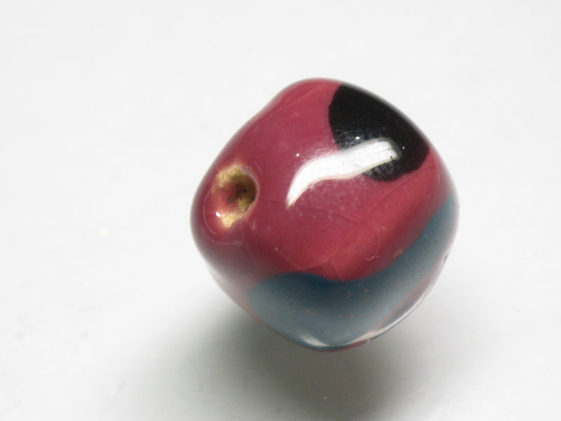 TOKO-BEADS KZ023-75 Kenyan ceramic bead 15~16mm KZ023-75 ケニアセラミックビーズ 15~16mm Asian bead & African bead  Handmade,Lampeork,bead,asia,india,ethnic,parts,accessory,beads とんぼ玉,ビーズ,トンボ玉,アジア,インド,エスニック,手作り,パーツ,アクセサリー