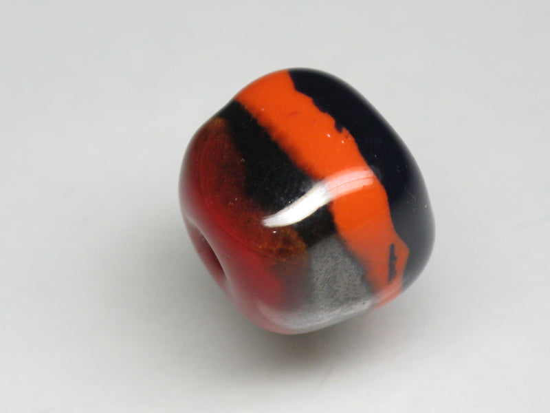 TOKO-BEADS KZ024-04 Kenyan ceramic bead 13mm KZ024-04 ケニアセラミックビーズ 13mmKazuri カズリビーズ Asian bead & African bead  Handmade,Lampeork,bead,asia,india,ethnic,parts,accessory,beads とんぼ玉,ビーズ,トンボ玉,アジア,インド,エスニック,手作り,パーツ,アクセサリー