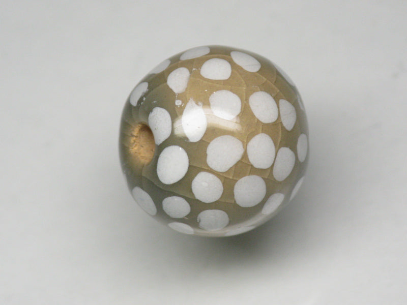 TOKO-BEADS KZ025-02 Kenyan ceramic bead 14.5mm KZ025-02 ケニアセラミックビーズ 14.5mmKazuri カズリビーズ Asian bead & African bead  Handmade,Lampeork,bead,asia,india,ethnic,parts,accessory,beads とんぼ玉,ビーズ,トンボ玉,アジア,インド,エスニック,手作り,パーツ,アクセサリー