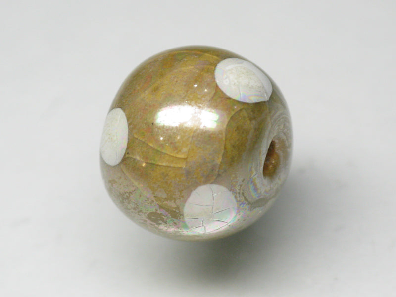 TOKO-BEADS KZ025-19 Kenyan ceramic bead 14.5mm KZ025-19 ケニアセラミックビーズ 14.5mmKazuri カズリビーズ Asian bead & African bead  Handmade,Lampeork,bead,asia,india,ethnic,parts,accessory,beads とんぼ玉,ビーズ,トンボ玉,アジア,インド,エスニック,手作り,パーツ,アクセサリー