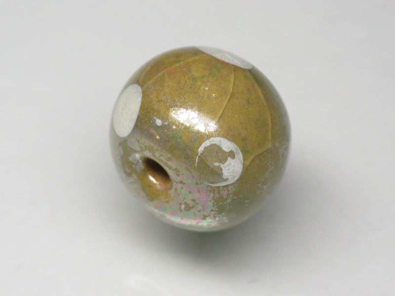TOKO-BEADS KZ025-19 Kenyan ceramic bead 14.5mm KZ025-19 ケニアセラミックビーズ 14.5mmKazuri カズリビーズ Asian bead & African bead  Handmade,Lampeork,bead,asia,india,ethnic,parts,accessory,beads とんぼ玉,ビーズ,トンボ玉,アジア,インド,エスニック,手作り,パーツ,アクセサリー