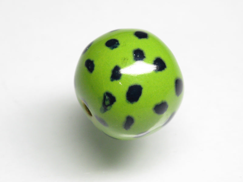TOKO-BEADS KZ025-79 Kenyan ceramic bead 15mm KZ025-79 ケニアセラミックビーズ 15mmKazuri カズリビーズ Asian bead & African bead  Handmade,Lampeork,bead,asia,india,ethnic,parts,accessory,beads とんぼ玉,ビーズ,トンボ玉,アジア,インド,エスニック,手作り,パーツ,アクセサリー