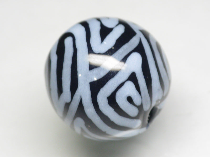 TOKO-BEADS KZ026-10 Kenyan ceramic bead 18mm KZ026-10 ケニアセラミックビーズ 18mmKazuri カズリビーズ Asian bead & African bead  Handmade,Lampeork,bead,asia,india,ethnic,parts,accessory,beads とんぼ玉,ビーズ,トンボ玉,アジア,インド,エスニック,手作り,パーツ,アクセサリー