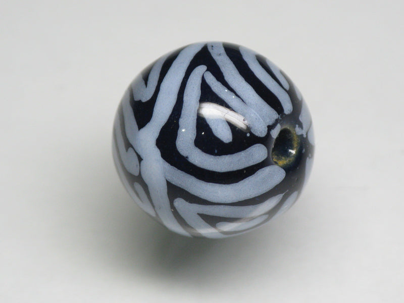 TOKO-BEADS KZ026-11 Kenyan ceramic bead 15mm KZ026-11 ケニアセラミックビーズ 15mmKazuri カズリビーズ Asian bead & African bead  Handmade,Lampeork,bead,asia,india,ethnic,parts,accessory,beads とんぼ玉,ビーズ,トンボ玉,アジア,インド,エスニック,手作り,パーツ,アクセサリー