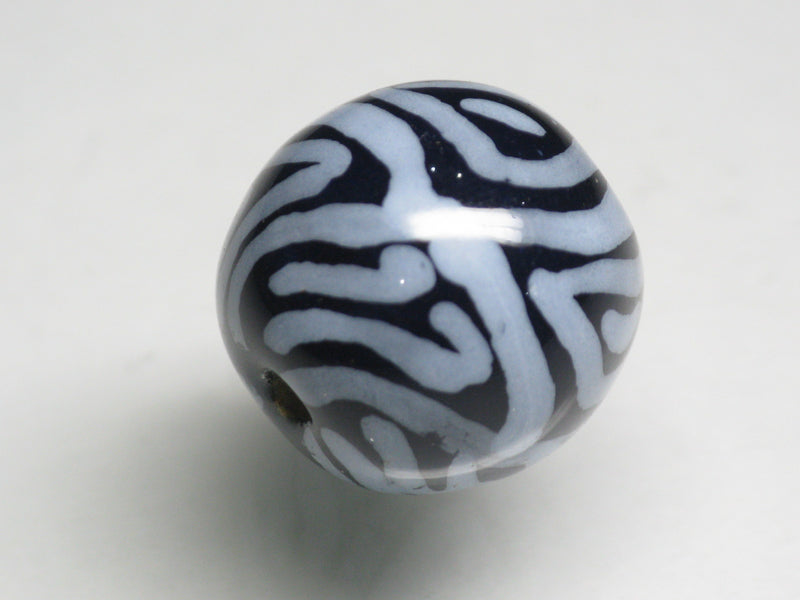 TOKO-BEADS KZ026-11 Kenyan ceramic bead 15mm KZ026-11 ケニアセラミックビーズ 15mmKazuri カズリビーズ Asian bead & African bead  Handmade,Lampeork,bead,asia,india,ethnic,parts,accessory,beads とんぼ玉,ビーズ,トンボ玉,アジア,インド,エスニック,手作り,パーツ,アクセサリー