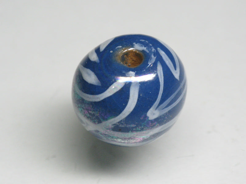 TOKO-BEADS KZ026-15 Kenyan ceramic bead 15mm KZ026-15 ケニアセラミックビーズ 15mmKazuri カズリビーズ Asian bead & African bead  Handmade,Lampeork,bead,asia,india,ethnic,parts,accessory,beads とんぼ玉,ビーズ,トンボ玉,アジア,インド,エスニック,手作り,パーツ,アクセサリー