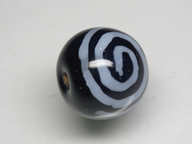 TOKO-BEADS KZ026-23 Kenyan ceramic bead 15mm KZ026-23 ケニアセラミックビーズ 15mmKazuri カズリビーズ Asian bead & African bead  Handmade,Lampeork,bead,asia,india,ethnic,parts,accessory,beads とんぼ玉,ビーズ,トンボ玉,アジア,インド,エスニック,手作り,パーツ,アクセサリー