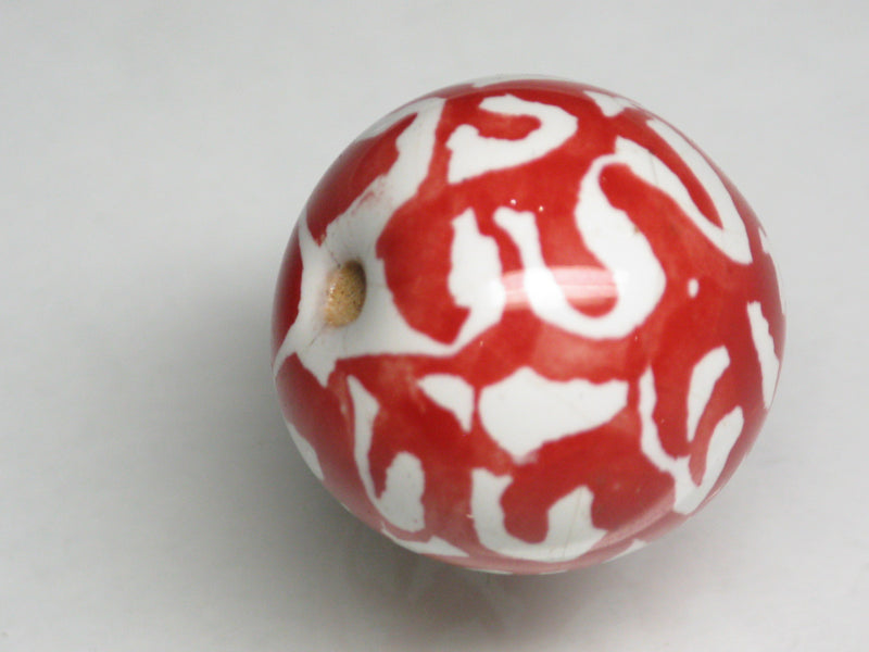 TOKO-BEADS KZ026-32 Kenyan ceramic bead 18mm KZ026-32 ケニアセラミックビーズ 18mmKazuri カズリビーズ Asian bead & African bead  Handmade,Lampeork,bead,asia,india,ethnic,parts,accessory,beads とんぼ玉,ビーズ,トンボ玉,アジア,インド,エスニック,手作り,パーツ,アクセサリー