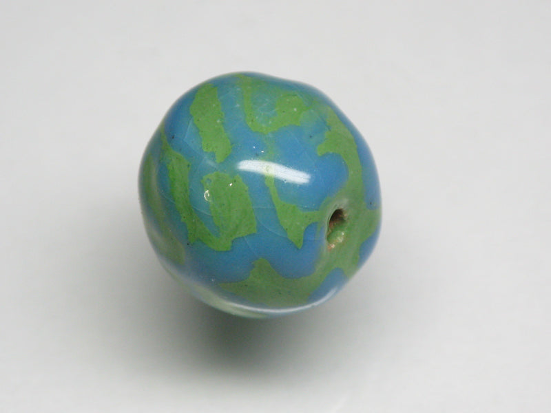 TOKO-BEADS KZ026-36 Kenyan ceramic bead 15.5mm KZ026-36 ケニアセラミックビーズ 15.5mmKazuri カズリビーズ Asian bead & African bead  Handmade,Lampeork,bead,asia,india,ethnic,parts,accessory,beads とんぼ玉,ビーズ,トンボ玉,アジア,インド,エスニック,手作り,パーツ,アクセサリー