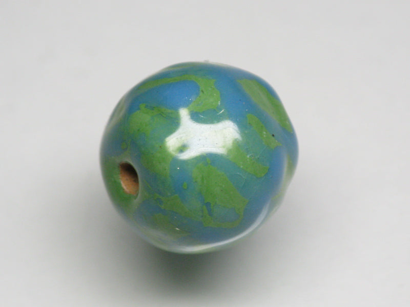 TOKO-BEADS KZ026-36 Kenyan ceramic bead 15.5mm KZ026-36 ケニアセラミックビーズ 15.5mmKazuri カズリビーズ Asian bead & African bead  Handmade,Lampeork,bead,asia,india,ethnic,parts,accessory,beads とんぼ玉,ビーズ,トンボ玉,アジア,インド,エスニック,手作り,パーツ,アクセサリー