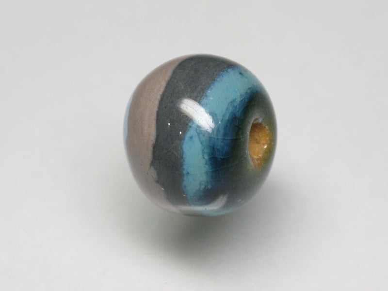 TOKO-BEADS KZ026-41 Kenyan ceramic bead 15mm KZ026-41 ケニアセラミックビーズ 15mmKazuri カズリビーズ Asian bead & African bead  Handmade,Lampeork,bead,asia,india,ethnic,parts,accessory,beads とんぼ玉,ビーズ,トンボ玉,アジア,インド,エスニック,手作り,パーツ,アクセサリー