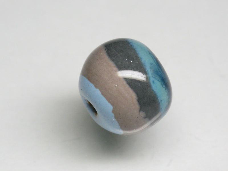 TOKO-BEADS KZ026-41 Kenyan ceramic bead 15mm KZ026-41 ケニアセラミックビーズ 15mmKazuri カズリビーズ Asian bead & African bead  Handmade,Lampeork,bead,asia,india,ethnic,parts,accessory,beads とんぼ玉,ビーズ,トンボ玉,アジア,インド,エスニック,手作り,パーツ,アクセサリー