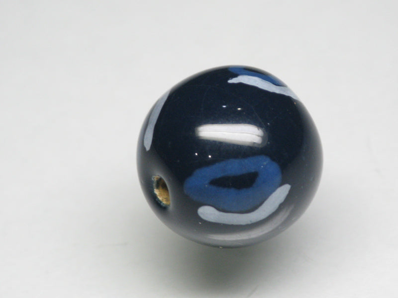 TOKO-BEADS KZ026-45 Kenyan ceramic bead 15mm KZ026-45 ケニアセラミックビーズ 15mmKazuri カズリビーズ Asian bead & African bead  Handmade,Lampeork,bead,asia,india,ethnic,parts,accessory,beads とんぼ玉,ビーズ,トンボ玉,アジア,インド,エスニック,手作り,パーツ,アクセサリー