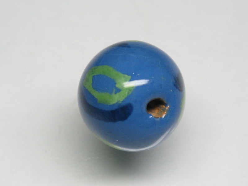 TOKO-BEADS KZ026-46 Kenyan ceramic bead 15mm KZ026-46 ケニアセラミックビーズ 15mmKazuri カズリビーズ Asian bead & African bead  Handmade,Lampeork,bead,asia,india,ethnic,parts,accessory,beads とんぼ玉,ビーズ,トンボ玉,アジア,インド,エスニック,手作り,パーツ,アクセサリー