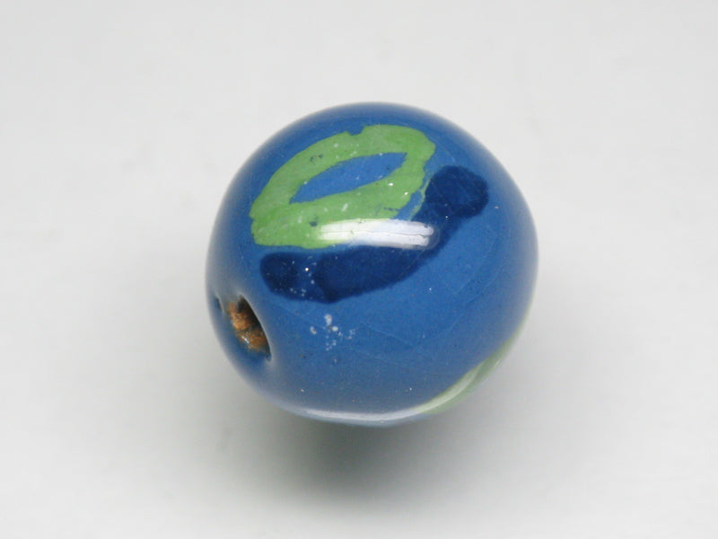 TOKO-BEADS KZ026-46 Kenyan ceramic bead 15mm KZ026-46 ケニアセラミックビーズ 15mmKazuri カズリビーズ Asian bead & African bead  Handmade,Lampeork,bead,asia,india,ethnic,parts,accessory,beads とんぼ玉,ビーズ,トンボ玉,アジア,インド,エスニック,手作り,パーツ,アクセサリー