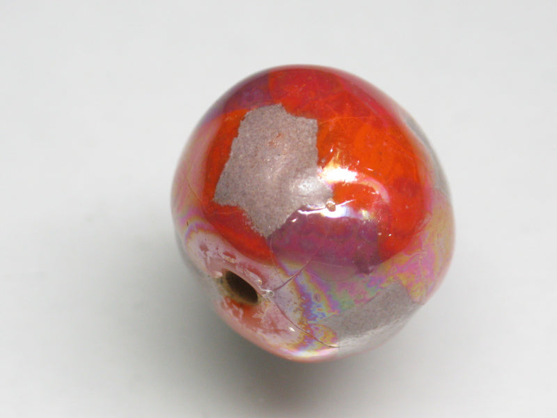TOKO-BEADS KZ026-57 Kenyan ceramic bead 16mm KZ026-57 ケニアセラミックビーズ 16mmKazuri カズリビーズ Asian bead & African bead  Handmade,Lampeork,bead,asia,india,ethnic,parts,accessory,beads とんぼ玉,ビーズ,トンボ玉,アジア,インド,エスニック,手作り,パーツ,アクセサリー