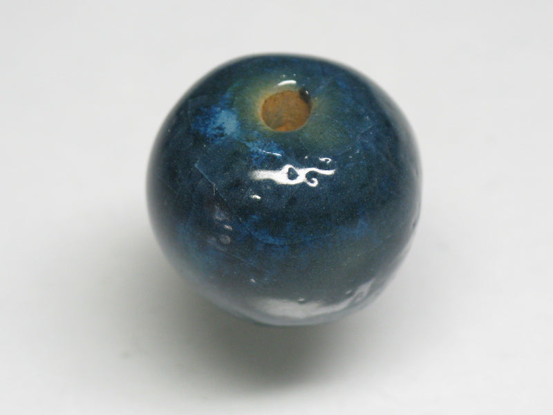 TOKO-BEADS KZ027-50 Kenyan ceramic bead 14.5mm KZ027-50 ケニアセラミックビーズ 14.5mmKazuri カズリビーズ Asian bead & African bead  Handmade,Lampeork,bead,asia,india,ethnic,parts,accessory,beads とんぼ玉,ビーズ,トンボ玉,アジア,インド,エスニック,手作り,パーツ,アクセサリー