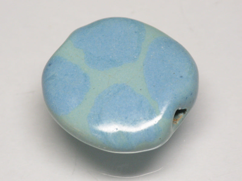 TOKO-BEADS KZ028-03 Kenyan ceramic bead 19mm KZ028-03 Kazuri ケニアセラミックビーズ 19mm Asian bead & African bead  Handmade,Lampeork,bead,asia,india,ethnic,parts,accessory,beads とんぼ玉,ビーズ,トンボ玉,アジア,インド,エスニック,手作り,パーツ,アクセサリー
