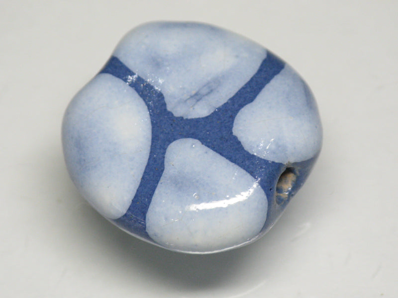 TOKO-BEADS KZ028-05 Kenyan ceramic bead 19mm KZ028-05 Kazuri ケニアセラミックビーズ 19mm Asian bead & African bead  Handmade,Lampeork,bead,asia,india,ethnic,parts,accessory,beads とんぼ玉,ビーズ,トンボ玉,アジア,インド,エスニック,手作り,パーツ,アクセサリー