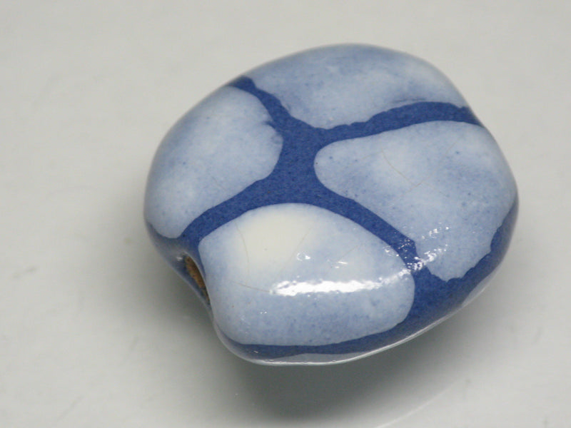 TOKO-BEADS KZ028-05 Kenyan ceramic bead 19mm KZ028-05 ケニアセラミックビーズ 19mm Asian bead & African bead  Handmade,Lampeork,bead,asia,india,ethnic,parts,accessory,beads とんぼ玉,ビーズ,トンボ玉,アジア,インド,エスニック,手作り,パーツ,アクセサリー