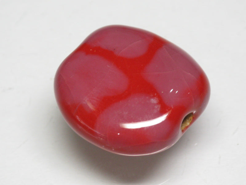 TOKO-BEADS KZ028-12 Kenyan ceramic bead 19mm KZ028-12 Kazuri ケニアセラミックビーズ 19mm Asian bead & African bead  Handmade,Lampeork,bead,asia,india,ethnic,parts,accessory,beads とんぼ玉,ビーズ,トンボ玉,アジア,インド,エスニック,手作り,パーツ,アクセサリー