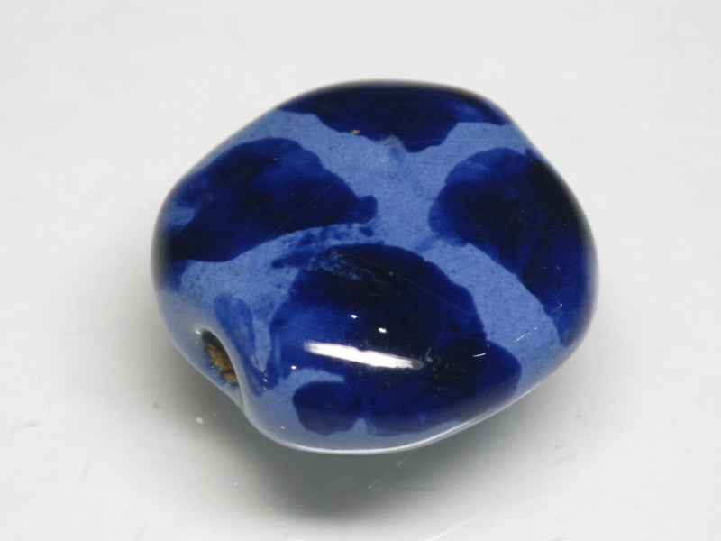 TOKO-BEADS KZ028-17 Kenyan ceramic bead 19mm KZ028-17 ケニアセラミックビーズ 19mmKazuri カズリビーズ Asian bead & African bead  Handmade,Lampeork,bead,asia,india,ethnic,parts,accessory,beads とんぼ玉,ビーズ,トンボ玉,アジア,インド,エスニック,手作り,パーツ,アクセサリー