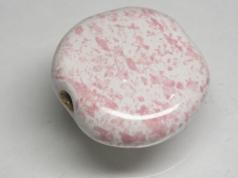 TOKO-BEADS KZ029-01 Kenyan ceramic bead 21~21.5mm KZ029-01 ケニアセラミックビーズ 21~21.5mmKazuri カズリビーズ Asian bead & African bead  Handmade,Lampeork,bead,asia,india,ethnic,parts,accessory,beads とんぼ玉,ビーズ,トンボ玉,アジア,インド,エスニック,手作り,パーツ,アクセサリー