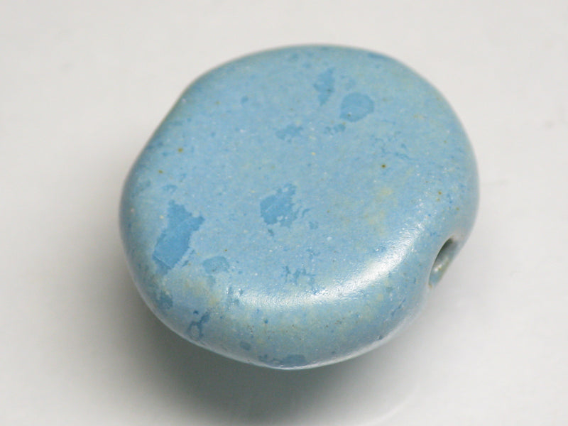 TOKO-BEADS KZ029-06 Kenyan ceramic bead 21.5mm KZ029-06 ケニアセラミックビーズ 21.5mmKazuri カズリビーズ Asian bead & African bead  Handmade,Lampeork,bead,asia,india,ethnic,parts,accessory,beads とんぼ玉,ビーズ,トンボ玉,アジア,インド,エスニック,手作り,パーツ,アクセサリー
