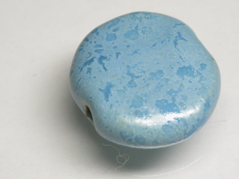 TOKO-BEADS KZ029-06 Kenyan ceramic bead 21.5mm KZ029-06 ケニアセラミックビーズ 21.5mmKazuri カズリビーズ Asian bead & African bead  Handmade,Lampeork,bead,asia,india,ethnic,parts,accessory,beads とんぼ玉,ビーズ,トンボ玉,アジア,インド,エスニック,手作り,パーツ,アクセサリー