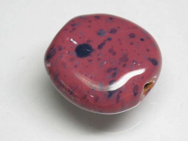 TOKO-BEADS KZ029-15 Kenyan ceramic bead 18.5mm KZ029-15 ケニアセラミックビーズ 18.5mmKazuri カズリビーズ Asian bead & African bead  Handmade,Lampeork,bead,asia,india,ethnic,parts,accessory,beads とんぼ玉,ビーズ,トンボ玉,アジア,インド,エスニック,手作り,パーツ,アクセサリー