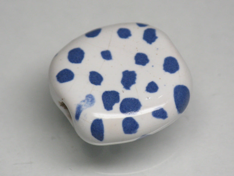 TOKO-BEADS KZ030-03 Kenyan ceramic bead 19mm KZ030-03 ケニアセラミックビーズ 19mmKazuri カズリビーズ Asian bead & African bead  Handmade,Lampeork,bead,asia,india,ethnic,parts,accessory,beads とんぼ玉,ビーズ,トンボ玉,アジア,インド,エスニック,手作り,パーツ,アクセサリー