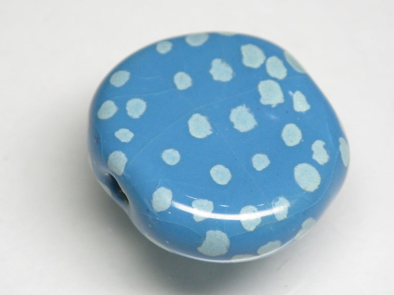 TOKO-BEADS KZ030-10 Kenyan ceramic bead 22.5mm KZ030-10 ケニアセラミックビーズ 22.5mmKazuri カズリビーズ Asian bead & African bead  Handmade,Lampeork,bead,asia,india,ethnic,parts,accessory,beads とんぼ玉,ビーズ,トンボ玉,アジア,インド,エスニック,手作り,パーツ,アクセサリー