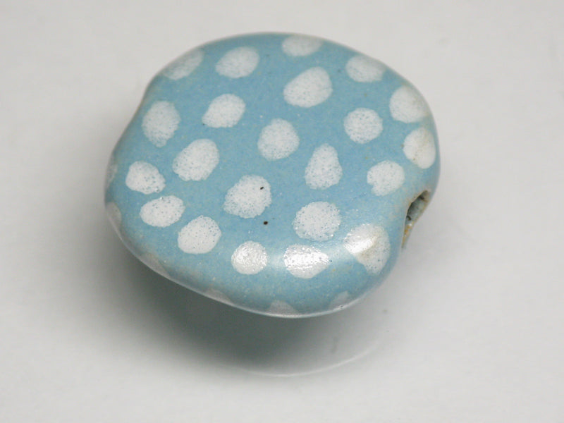 TOKO-BEADS KZ030-11 Kenyan ceramic bead 18.5mm KZ030-11 ケニアセラミックビーズ 18.5mmKazuri カズリビーズ Asian bead & African bead  Handmade,Lampeork,bead,asia,india,ethnic,parts,accessory,beads とんぼ玉,ビーズ,トンボ玉,アジア,インド,エスニック,手作り,パーツ,アクセサリー
