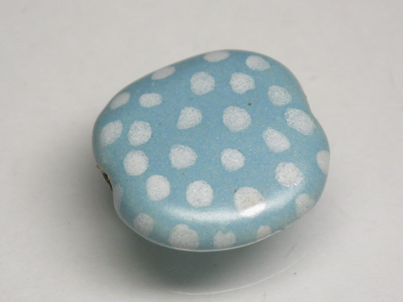 TOKO-BEADS KZ030-11 Kenyan ceramic bead 18.5mm KZ030-11 ケニアセラミックビーズ 18.5mmKazuri カズリビーズ Asian bead & African bead  Handmade,Lampeork,bead,asia,india,ethnic,parts,accessory,beads とんぼ玉,ビーズ,トンボ玉,アジア,インド,エスニック,手作り,パーツ,アクセサリー