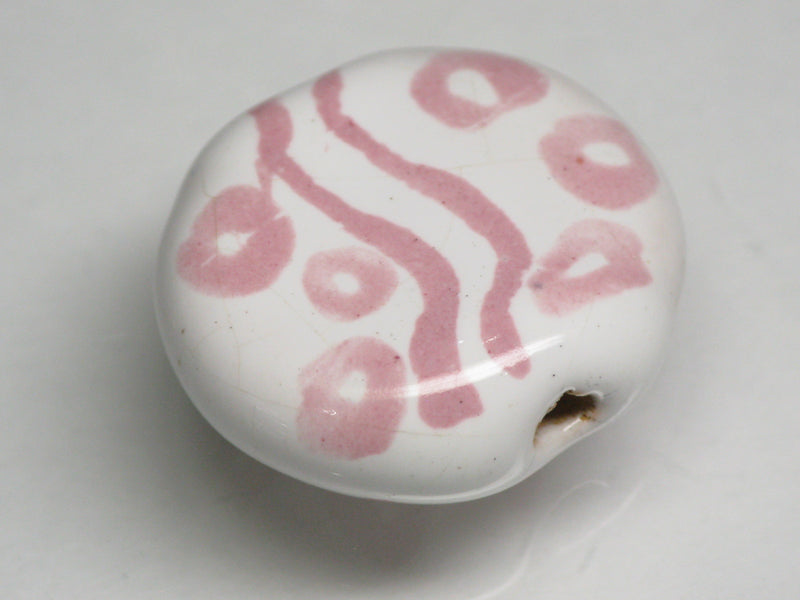 TOKO-BEADS KZ031-01 Kenyan ceramic bead 21mm KZ031-01 ケニアセラミックビーズ 21mmKazuri カズリビーズ Asian bead & African bead  Handmade,Lampeork,bead,asia,india,ethnic,parts,accessory,beads とんぼ玉,ビーズ,トンボ玉,アジア,インド,エスニック,手作り,パーツ,アクセサリー