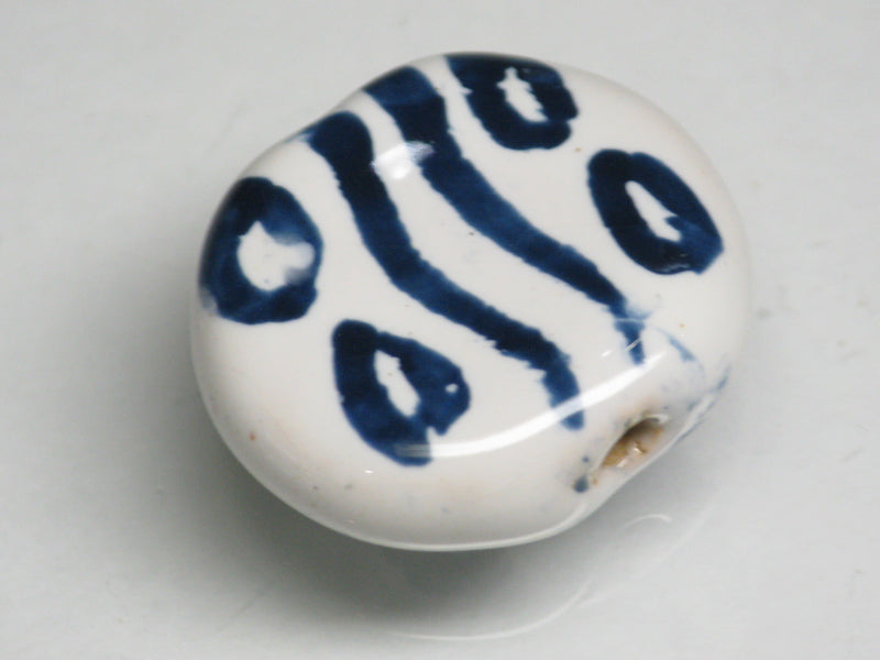 TOKO-BEADS KZ031-04 Kenyan ceramic bead 22mm KZ031-04 ケニアセラミックビーズ 22mmKazuri カズリビーズ Asian bead & African bead  Handmade,Lampeork,bead,asia,india,ethnic,parts,accessory,beads とんぼ玉,ビーズ,トンボ玉,アジア,インド,エスニック,手作り,パーツ,アクセサリー