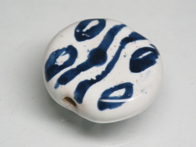 TOKO-BEADS KZ031-04 Kenyan ceramic bead 22mm KZ031-04 ケニアセラミックビーズ 22mmKazuri カズリビーズ Asian bead & African bead  Handmade,Lampeork,bead,asia,india,ethnic,parts,accessory,beads とんぼ玉,ビーズ,トンボ玉,アジア,インド,エスニック,手作り,パーツ,アクセサリー